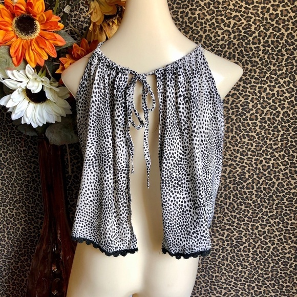 🦋B2G1🦋MIKA & GALA Cheetah Print Open Back Top 8 - Picture 6 of 9